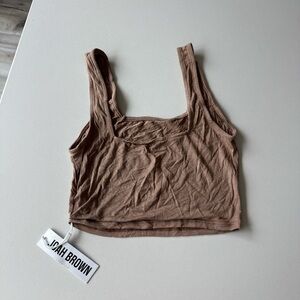 NWT Joah Brown tank OS